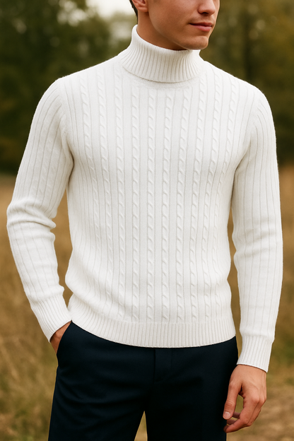 Men's High Neck Sweater