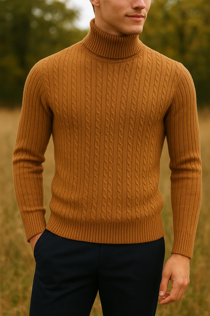 Men's High Neck Sweater