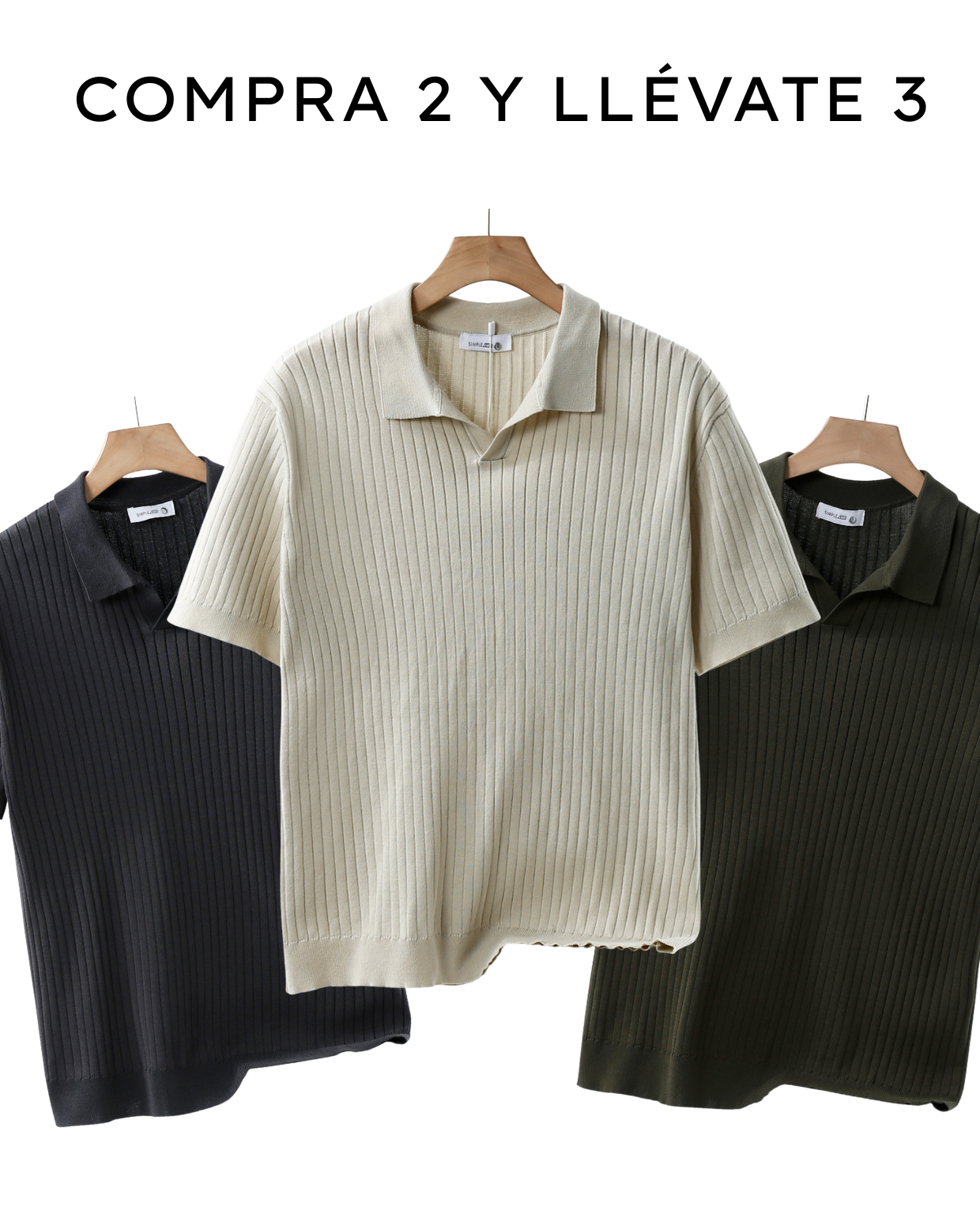 Camisa Polo Italiano (Compra 2 y llévate 3)