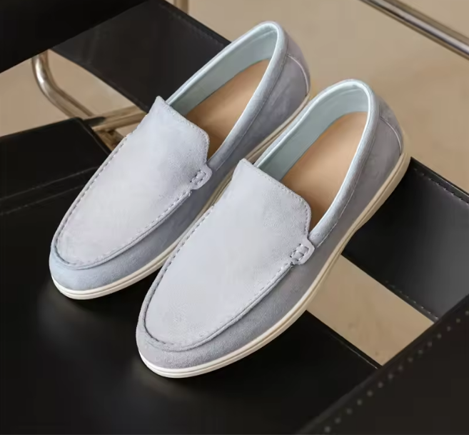 Suede Loafers