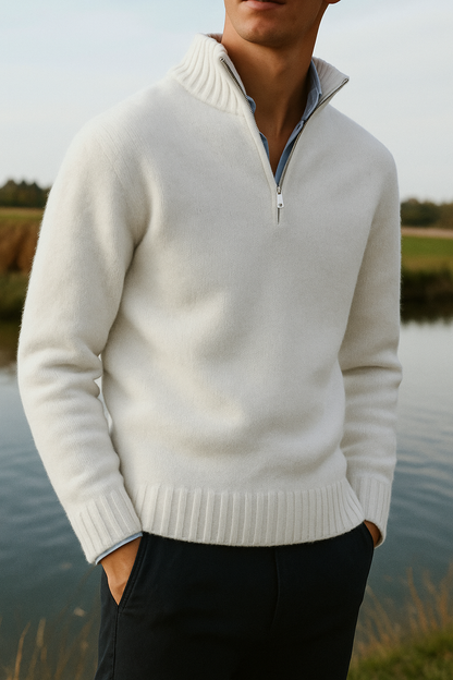 High Zip Sweater